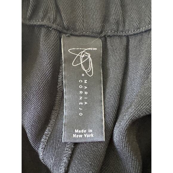 ZERO + MARIA CORNEJO Drapey Pull on Plants Black Size 6 - Picture 3 of 12